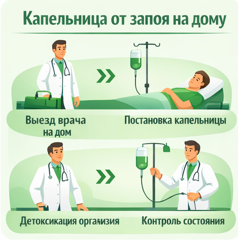 капельница от запоя в Лабытнанги в клинике Санати